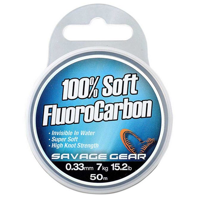 Hovedbilde Savage Gear 100% Soft Fluorocarbon 0,17mm - 50m - ...