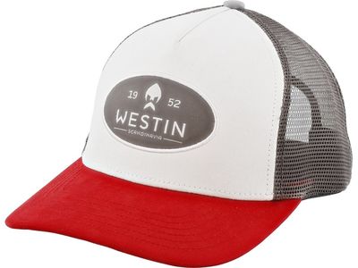Westin State Cap One Size - Silver Grey/Red