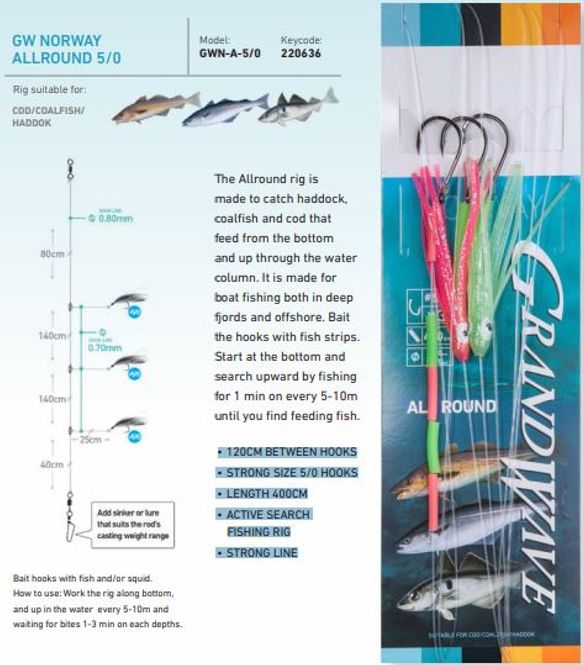 Hovedbilde Daiwa Grandwave Norway Allround 5/0
